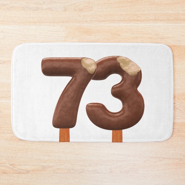 Item preview, 73 Ice Cream Seventy Three Number 3d Chocolate designed and sold by HelloFromAja.