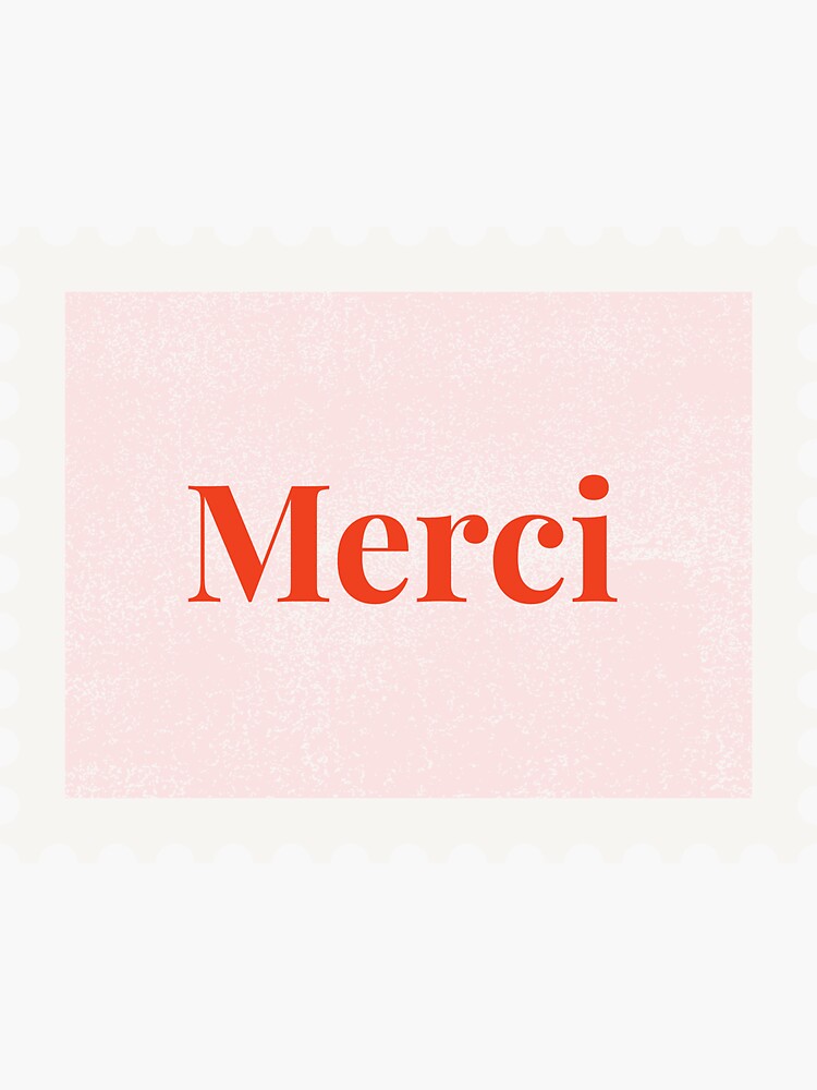 "Merci Mailbox Sticker" Sticker by RestoretheUSPS Redbubble