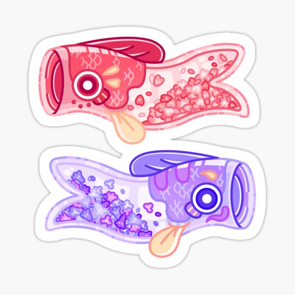 Item preview, Spring Koinobori Pair designed and sold by ViwitchedArt.