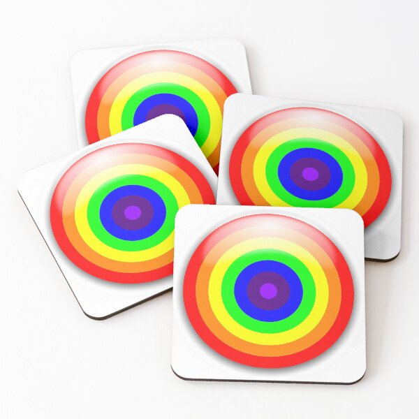 Item preview, Rainbow Button Polka Dot designed and sold by BleuSky.