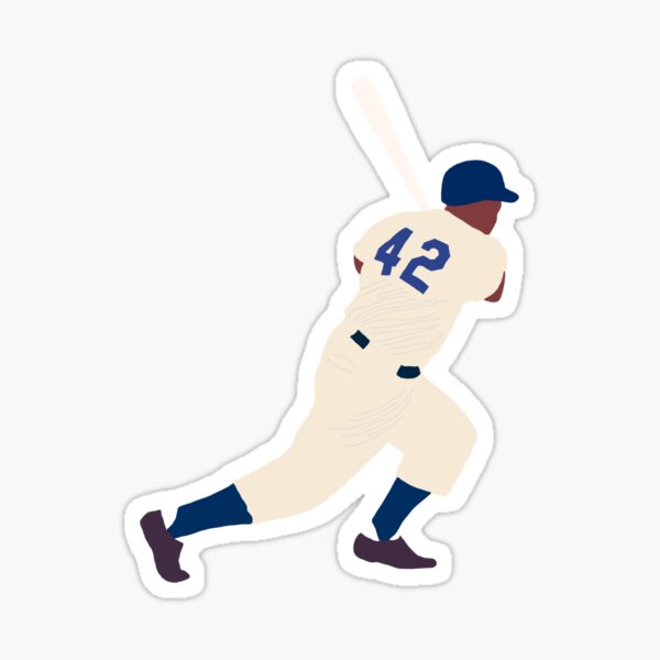 42 Jackie Robinson Sticker for Sale by bosoxicated