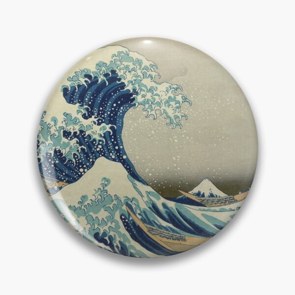Great Wave Badge Pin