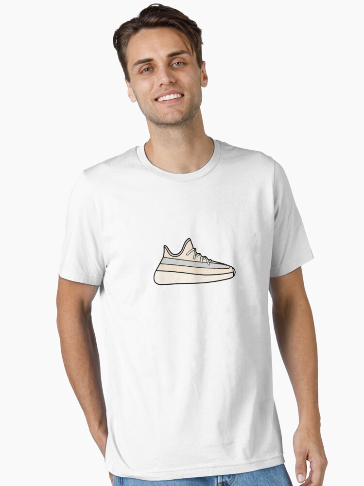 Adidas Yeezy Boost 350 v2 “Linen” Illustration Essential T-Shirt