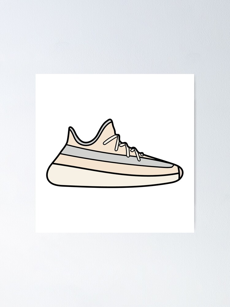 yeezy boost drawing