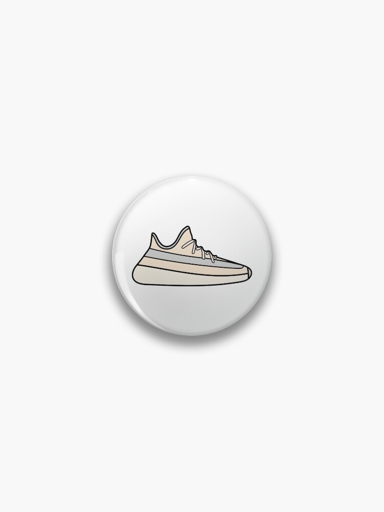 Adidas Yeezy Boost 350 v2 Linen Illustration" Pin for Sale by cobyc10916  | Redbubble