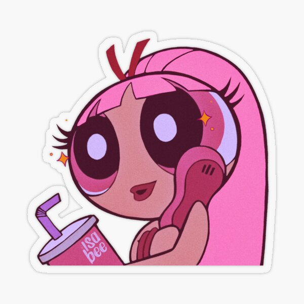 Powerpuff Girl Teens Sticker for Sale by PinkRhino24