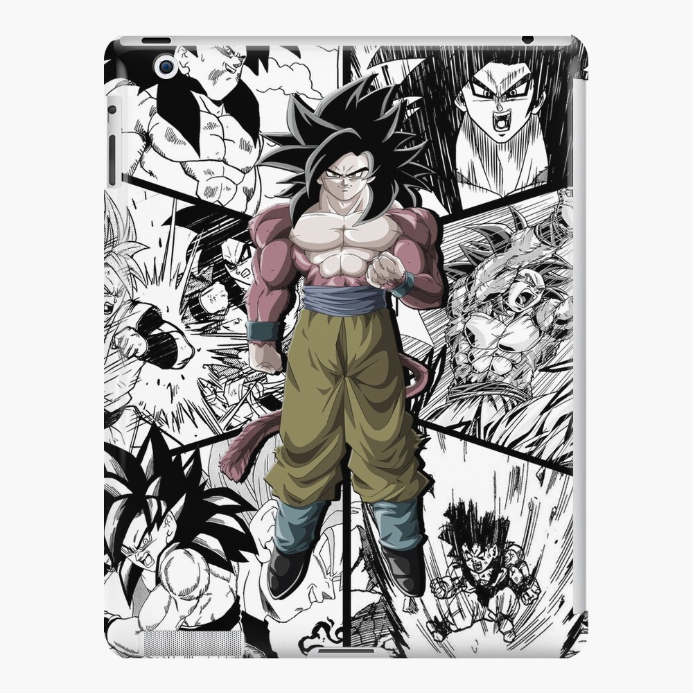 Goku ss4 Dragon Ball GT Super Saiyan Warrior Manga Version | Art Board Print