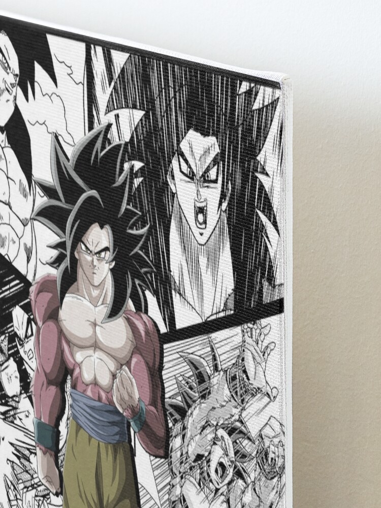 Goku ss4 Dragon Ball GT Super Saiyan Warrior Manga Version | Art Board Print