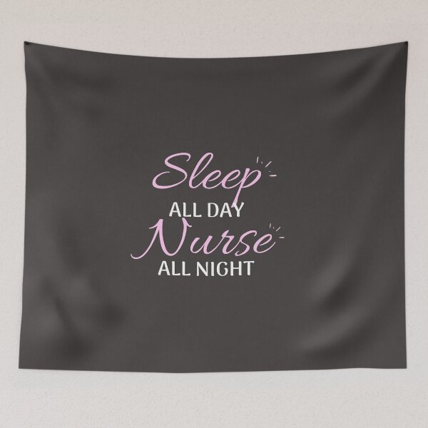 Item preview, Sleep all day nurse all night Classic T-Shirt designed and sold by Oussamamehenni.