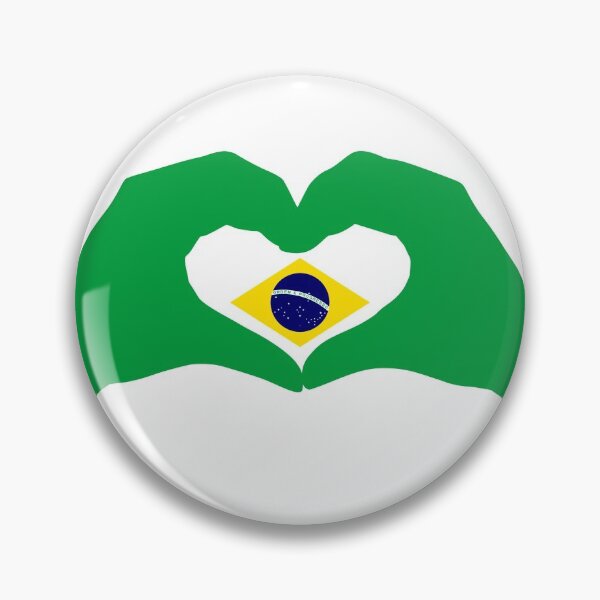 Item preview, We Heart Brazil Patriot Flag Series designed and sold by Carbon-Fibre Media.