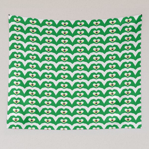 Item preview, We Heart Brazil Patriot Flag Series designed and sold by Carbon-Fibre Media.