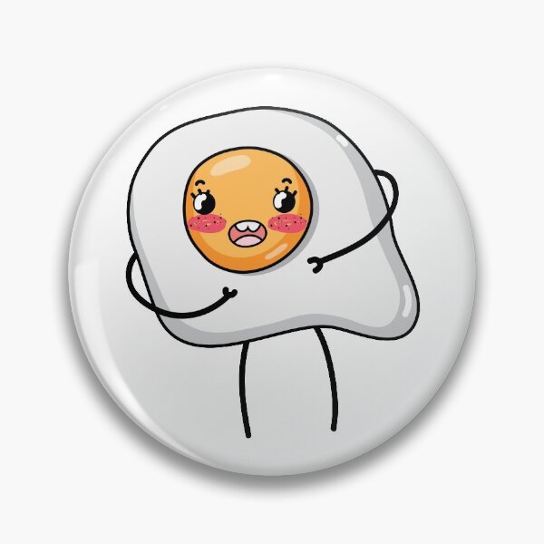 Item preview, Kawaii Cute Fried Egg designed and sold by AnastasiaDesign.