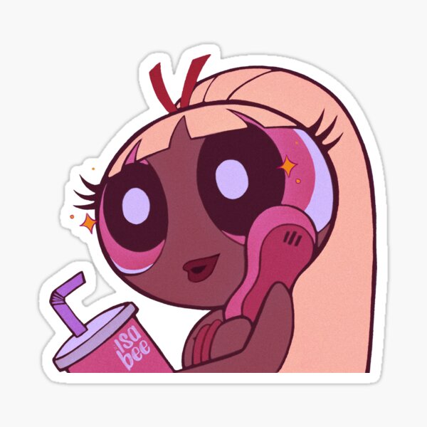 Cartoon Blonde Hair 1 Sticker By Isa Bee Redbubble