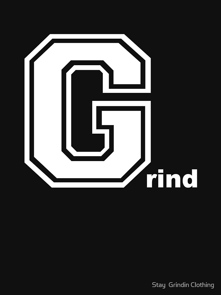 Grind Logo - White  by omegared17