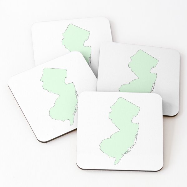 Item preview, Green Pastel New Jersey State Sticker designed and sold by Mountainman420.