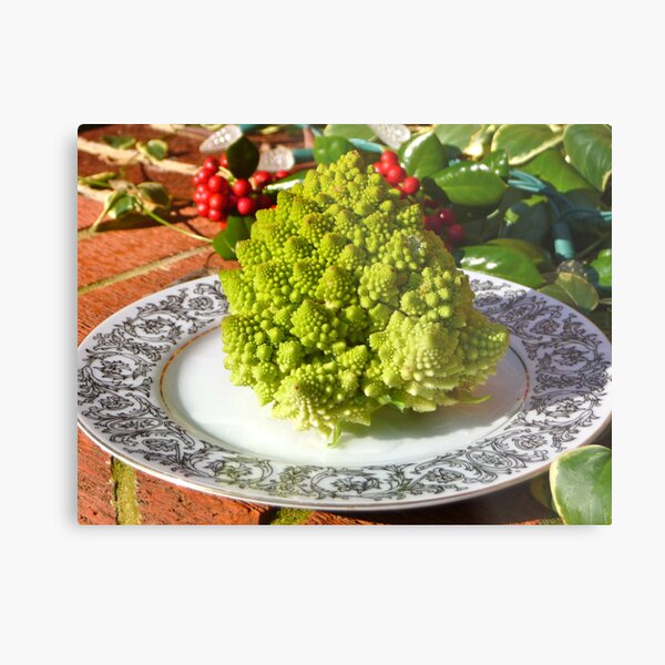 Fractal Cauliflower Metal Print