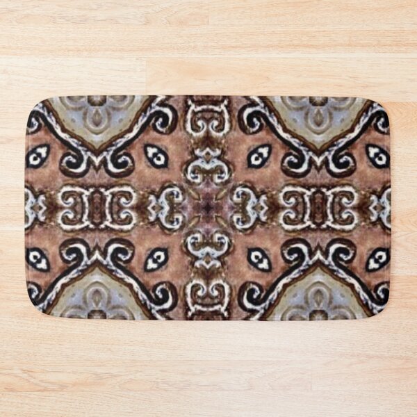 Item preview, Persian Carpet / Patterned Kaleidoscope Print / Peach Pattern designed and sold by artenvironments.