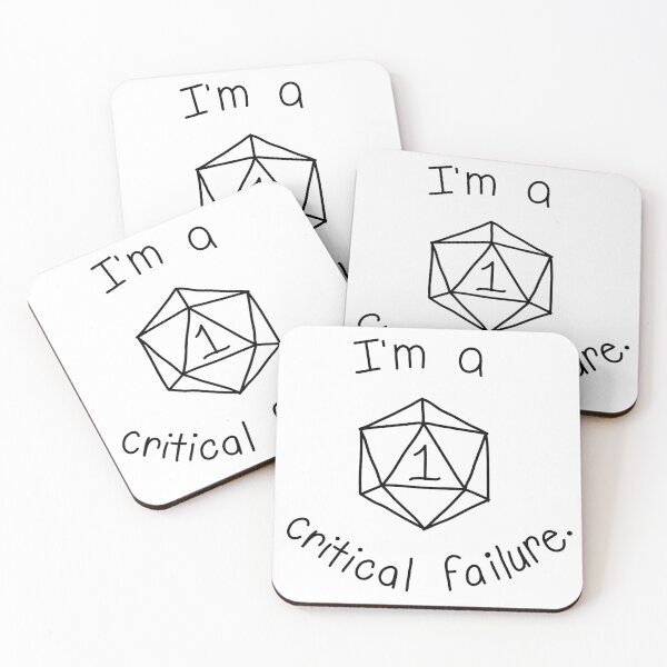Item preview, I'm A Critical Failure designed and sold by SarcasticWords.