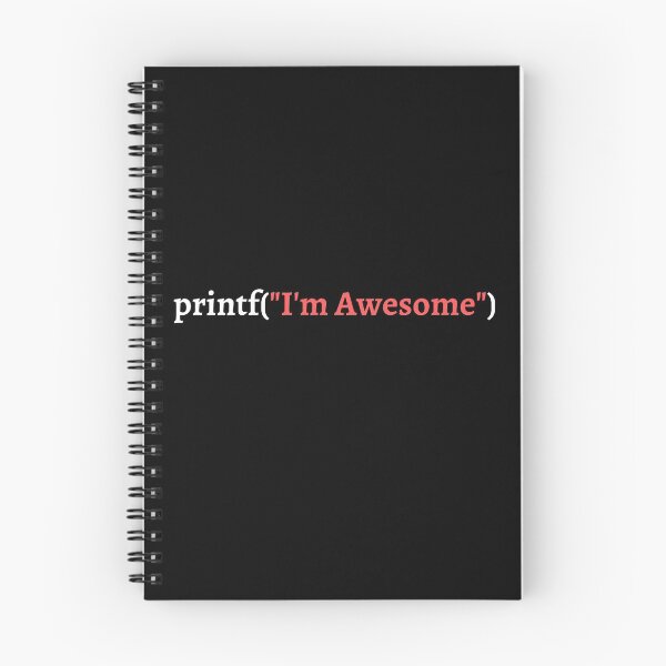 Item preview, printf - I'm Awesome - Best Funny Programmer Gift designed and sold by sviatos.