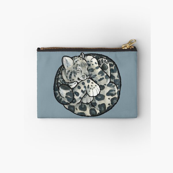 Item preview, Sleeping snow leopard cub designed and sold by animalartbyjess.