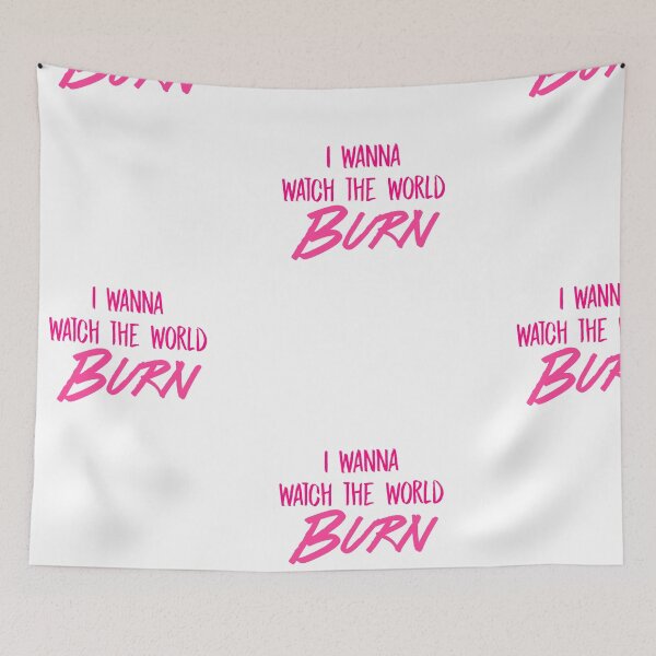 Item preview, World Burn - Broadway Musical Sticker Quote designed and sold by Brooke’s Broadway Stickers.