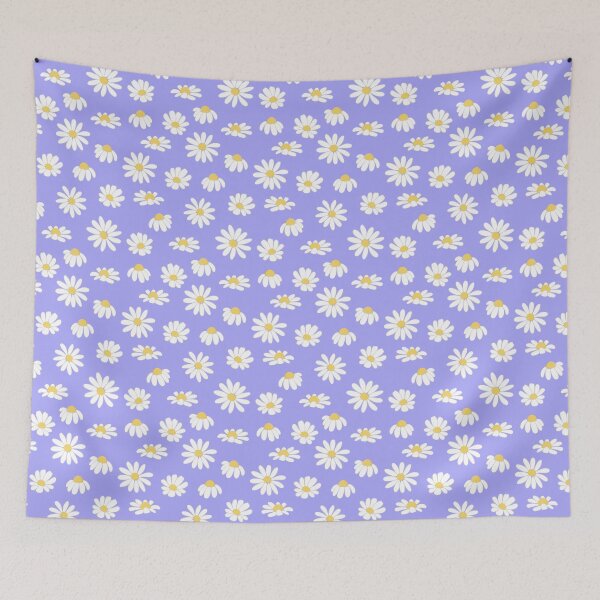 Item preview, Daisy Field - Lavender Blue Periwinkle designed and sold by Kraina.