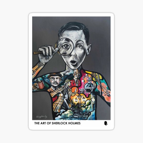 Art of Sherlock Holmes Hernandez Sticker