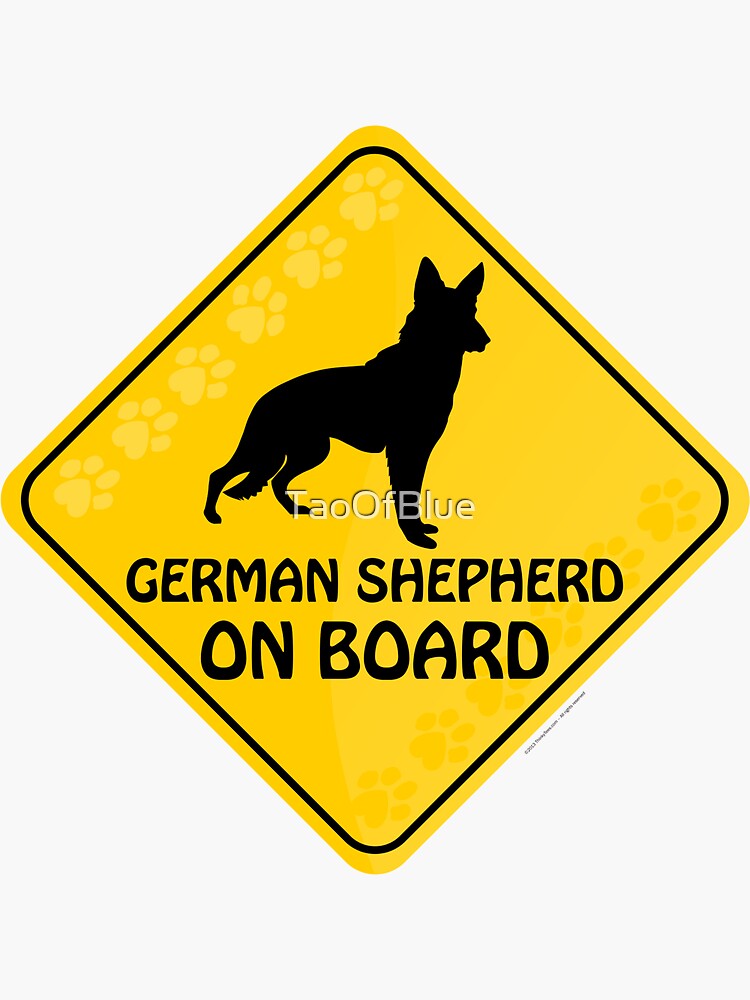 German Shepherd On Board by TaoOfBlue