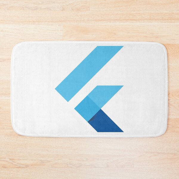 Artikelvorschau, Flutter-Logo für Flutter-/Dart-Softwareentwickler (weiß) entworfen und verkauft von hellkni9ht.