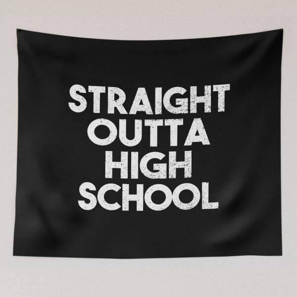 Item preview, Straight Outta High School Graduation Party Gift designed and sold by haselshirt.