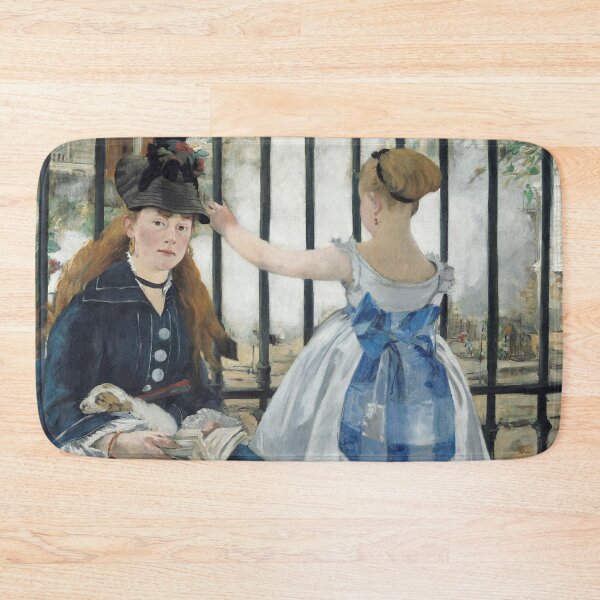 Artikelvorschau, Die Eisenbahn von Manet Painting entworfen und verkauft von Stephen Chambers / The Pop Art Factory.