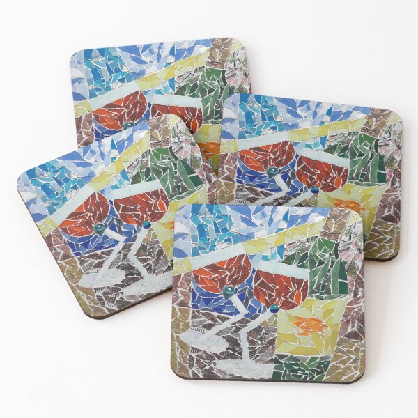 Item preview, Wine Time Mosaic designed and sold by Ronda Richley.