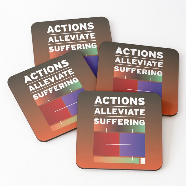 Item preview, Actions alleviate suffering designed and sold by quotesonposters.