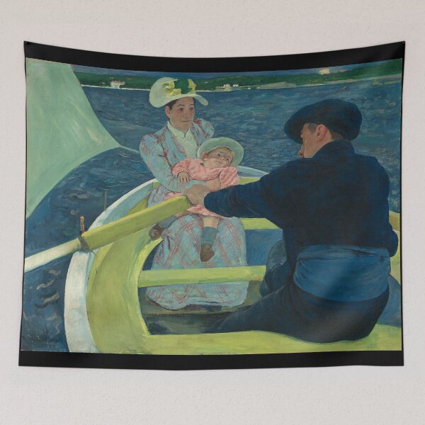 Item preview, The Boating Party by Mary Cassatt Painting designed and sold by Stephen Chambers / The Pop Art Factory.