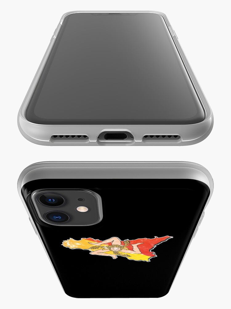 Alternate view of Sicily Flag Sicilian Trinacria Italian Pride iPhone Case & Cover