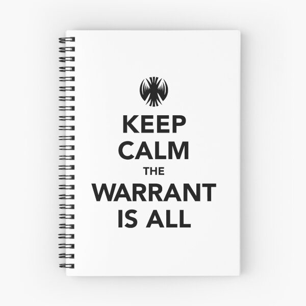 Item preview, Keep Calm The Warrant Is All designed and sold by solotalkmedia.