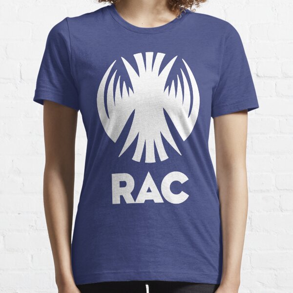 RAC Crest in White- Reclamation Apprehension Coalition Essential T-Shirt
