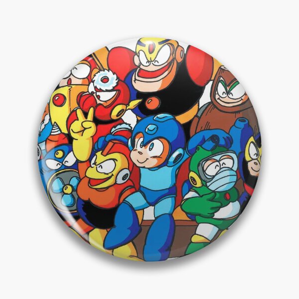 Item preview, Mega Man 1 and 2 Robot Masters designed and sold by infiniterivals.