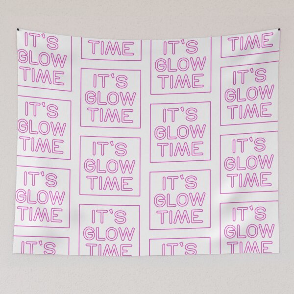 Item preview, It’s glow time sticker designed and sold by erinsdrawings.