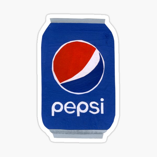Pepsi Can Scissors Art Pegatina
