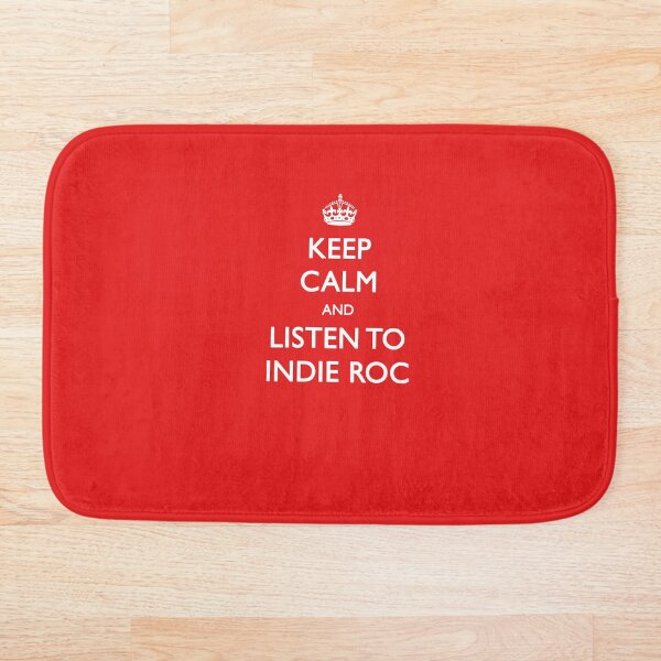 Artikelvorschau, Keep Calm and Listen to Indie Roc entworfen und verkauft von PrintHub.