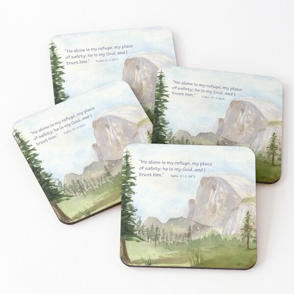 Item preview, My Refuge- Psalm 91:2 designed and sold by Diane Hall Watercolors.