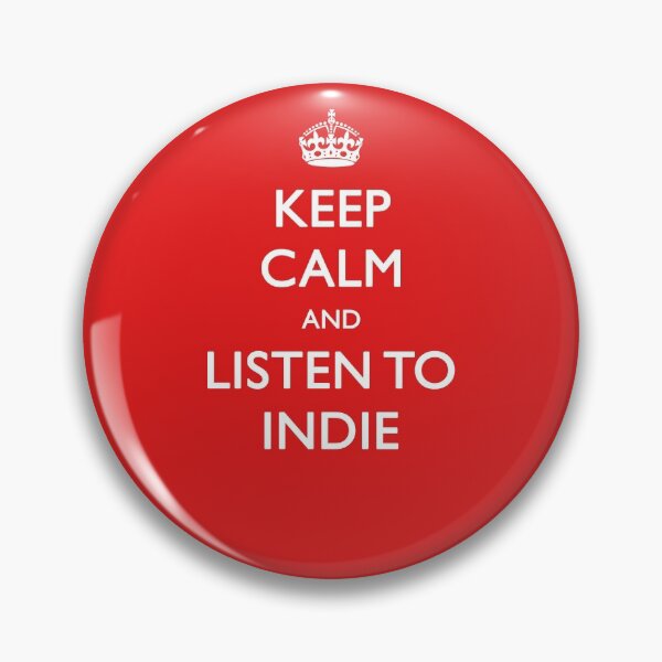 Item preview, Keep Calm and Listen to Indie designed and sold by PrintHub.