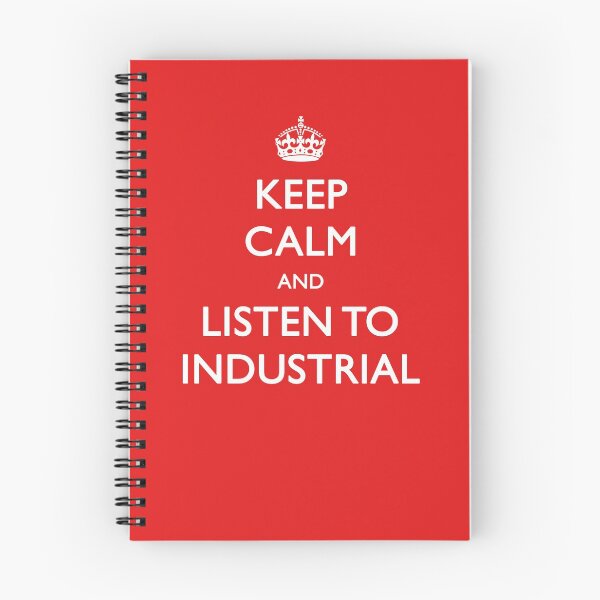 Artikelvorschau, Keep Calm and Listen to Industrial entworfen und verkauft von PrintHub.