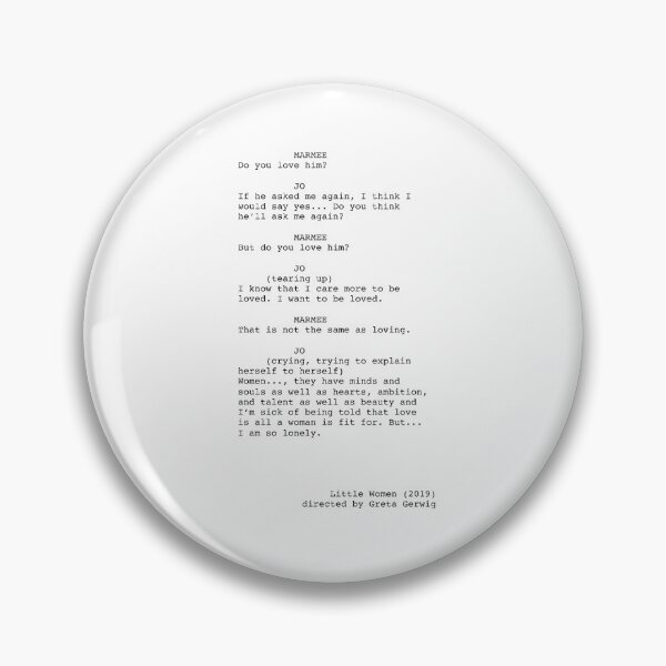 Item preview, Little Women Script Excerpt designed and sold by minimalmoviedesigns.