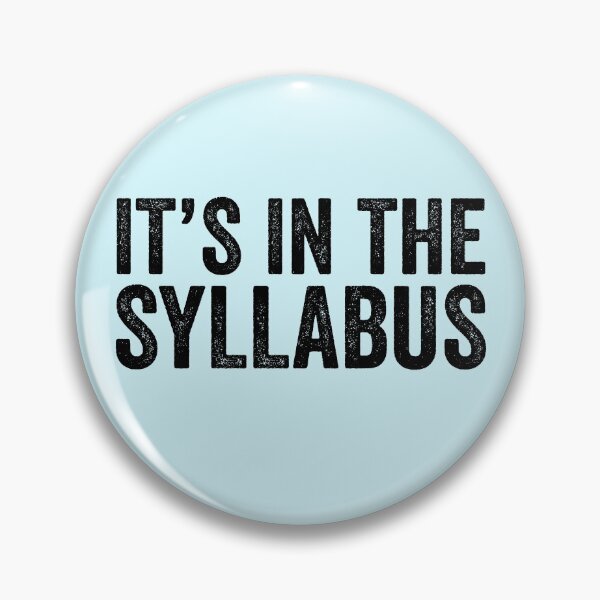 Item preview, It's In The Syllabus designed and sold by kamrankhan.
