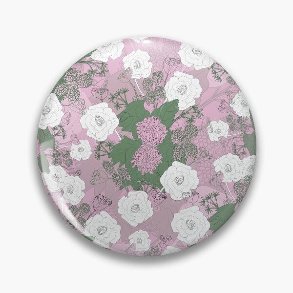 Item preview, Pink and green garden designed and sold by AmberAzbell.