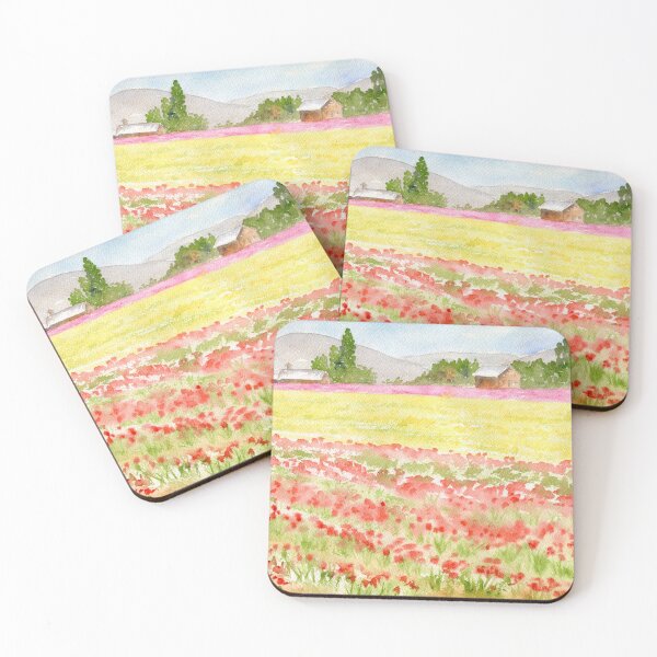 Item preview, WA Tulip Fields designed and sold by Diane Hall Watercolors.