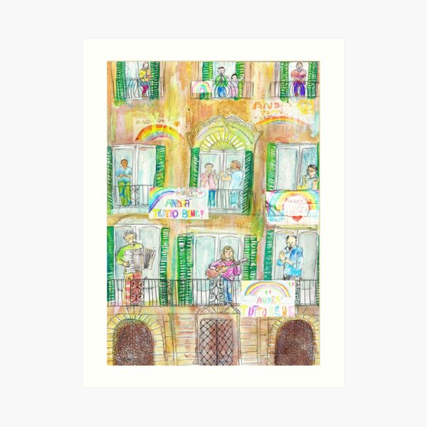 Thank you for the rainbows Art Print