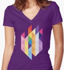 Mein kleines Pony - Mähne sechs Abstraktion I Shirt mit V-Ausschnitt
